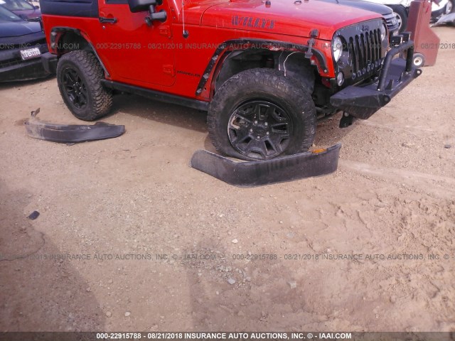 1C4AJWAG0FL699119 - 2015 JEEP WRANGLER SPORT ORANGE photo 6