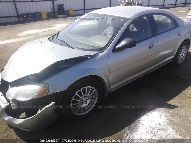 1C3EL46J94N356237 - 2004 CHRYSLER SEBRING LX SILVER photo 2