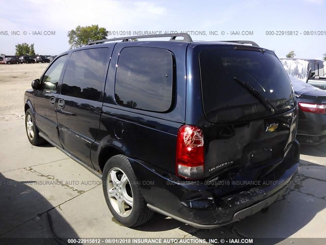 1GNDV23WX7D159388 - 2007 CHEVROLET UPLANDER LS BLUE photo 3