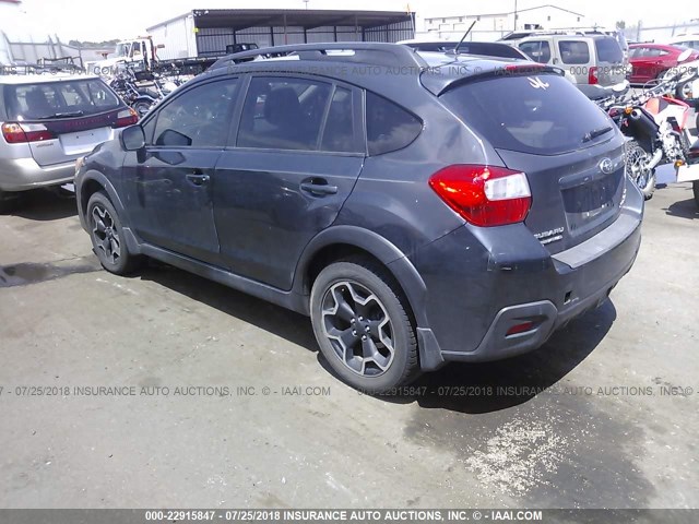 JF2GPACC2D2832666 - 2013 SUBARU XV CROSSTREK 2.0 PREMIUM GRAY photo 3