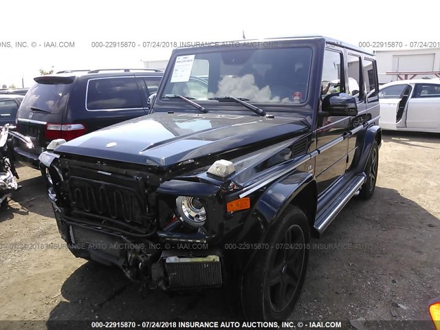 WDCYC7DF1DX210146 - 2013 MERCEDES-BENZ G 63 AMG BLACK photo 2