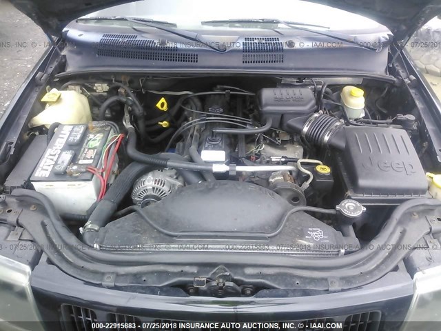 1J4GW48S54C155569 - 2004 JEEP GRAND CHEROKEE LAREDO/COLUMBIA/FREEDOM 黑色 照片 10