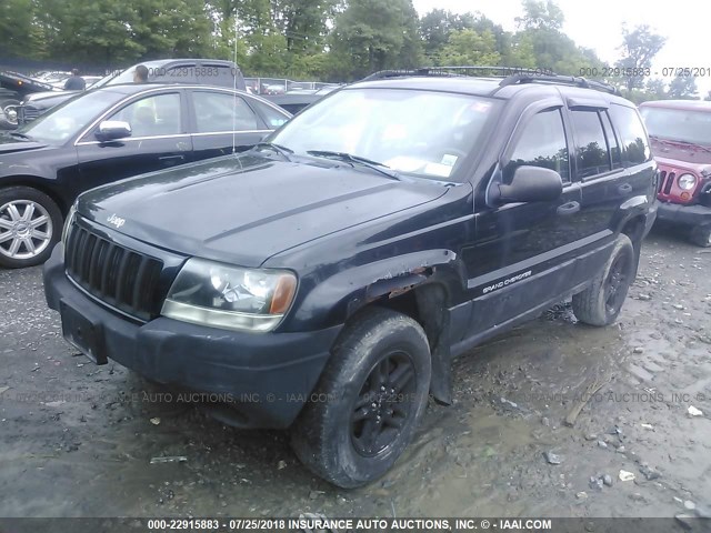 1J4GW48S54C155569 - 2004 JEEP GRAND CHEROKEE LAREDO/COLUMBIA/FREEDOM 黑色 照片 2