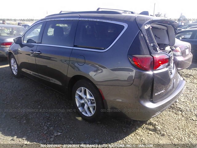 2C4RC1BG9HR803423 - 2017 CHRYSLER PACIFICA TOURING L Մոխրագույն լուսանկար 3