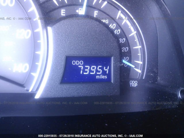 4T4BF1FK7CR269682 - 2012 TOYOTA CAMRY SE/LE/XLE შავი ფოტო 7