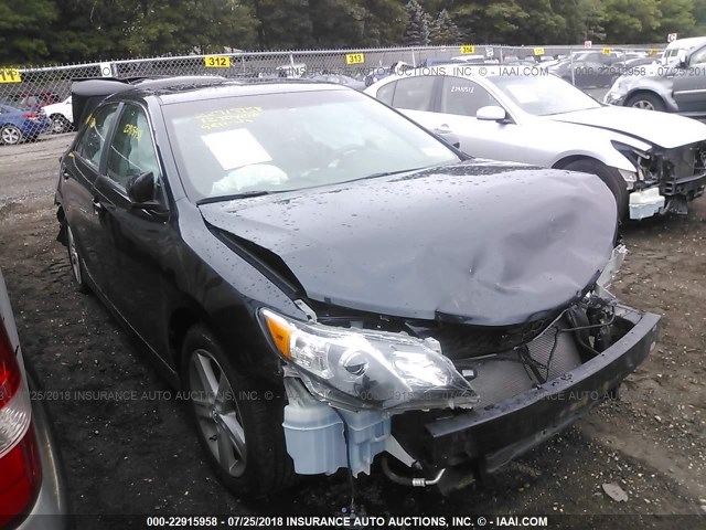 4T1BF1FK0CU083301 - 2012 TOYOTA CAMRY SE/LE/XLE BLUE photo 1