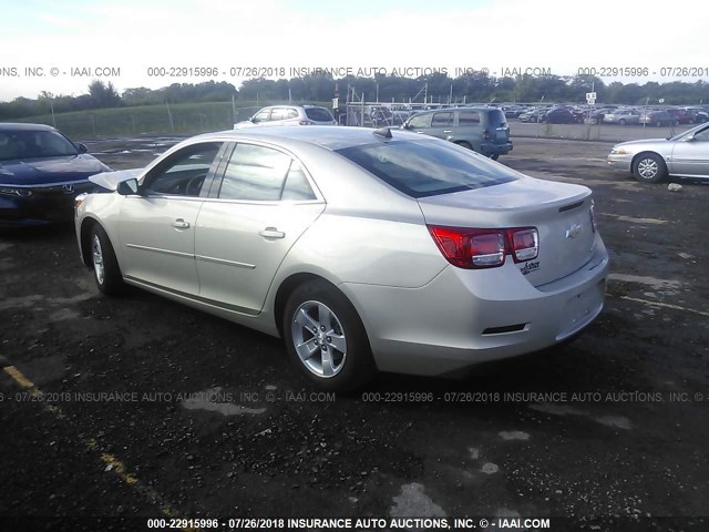 1G11B5SL8EF149806 - 2014 CHEVROLET MALIBU LS 金色 照片 3