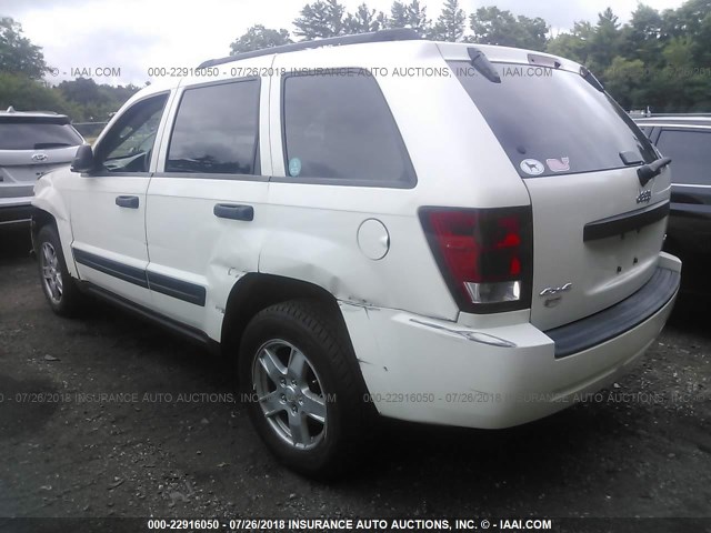 1J4GR48K55C652999 - 2005 JEEP GRAND CHEROKEE LAREDO/COLUMBIA/FREEDOM 白色 照片 3