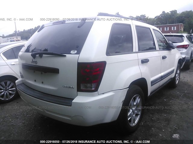 1J4GR48K55C652999 - 2005 JEEP GRAND CHEROKEE LAREDO/COLUMBIA/FREEDOM 白色 照片 4