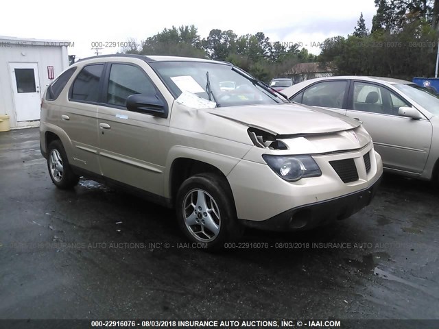 3G7DB03E13S599991 - 2003 PONTIAC AZTEK Champagne photo 1