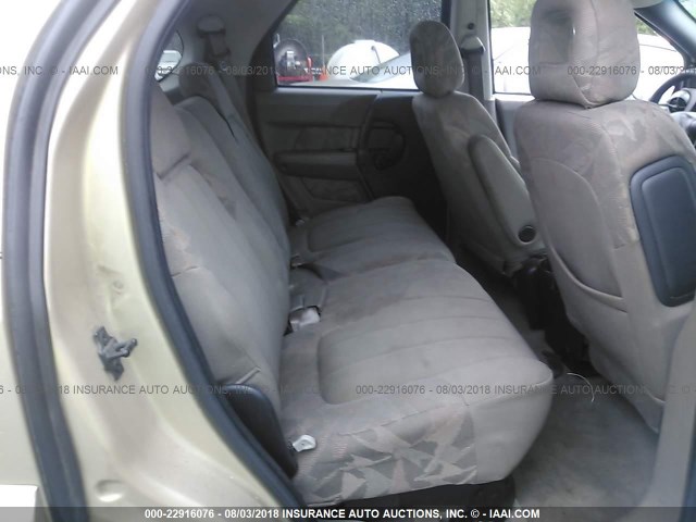 3G7DB03E13S599991 - 2003 PONTIAC AZTEK Champagne photo 8