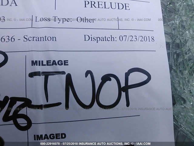 JHMBB615XYC005103 - 2000 HONDA PRELUDE SH 白色 照片 7