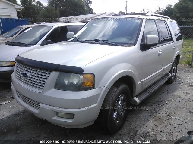 1FMFU20566LA37630 - 2006 FORD EXPEDITION LIMITED WHITE photo 2