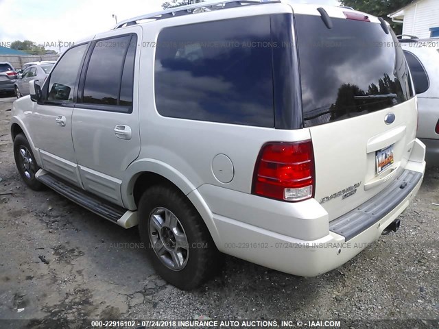 1FMFU20566LA37630 - 2006 FORD EXPEDITION LIMITED WHITE photo 3