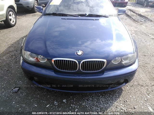 WBABW33435PG98612 - 2005 BMW 325 CI BLUE photo 6