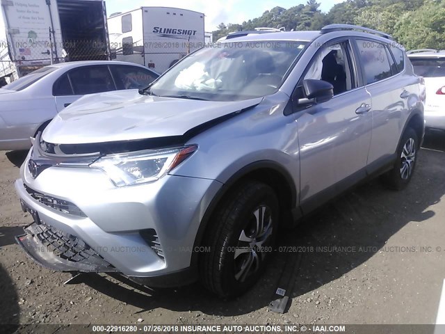 2T3BFREV0HW556669 - 2017 TOYOTA RAV4 LE GRAY photo 2