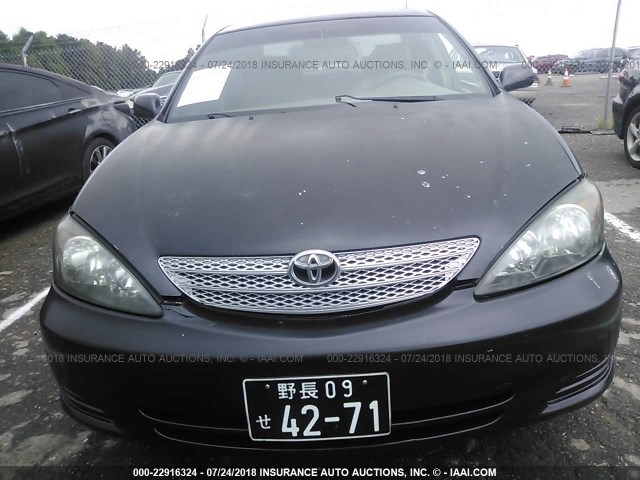 JTDBE32K820073422 - 2002 TOYOTA CAMRY LE/XLE/SE Qara foto 6