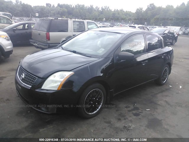 3N1AB61E27L721402 - 2007 NISSAN SENTRA 2.0/2.0S/2.0SL BLACK photo 2