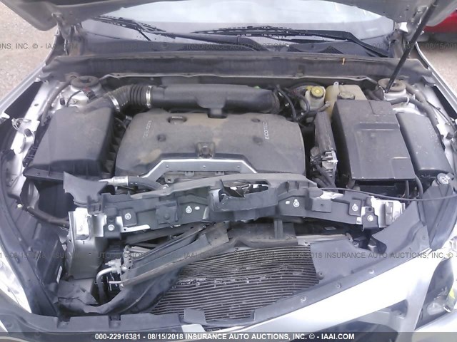 1G11C5SA2DF268123 - 2013 CHEVROLET MALIBU 1LT 银色 照片 10