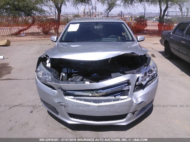 1G11C5SA2DF268123 - 2013 CHEVROLET MALIBU 1LT 银色 照片 6