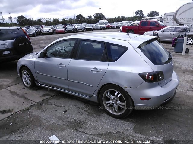 JM1BK143661516783 - 2006 MAZDA 3 HATCHBACK SILVER photo 3