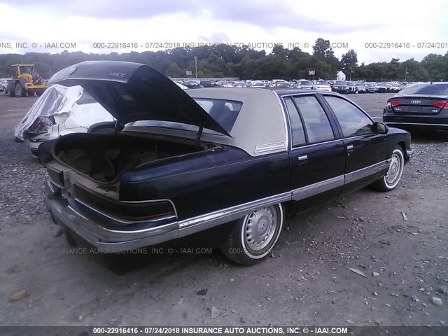 1G4BN52P3TR404388 - 1996 BUICK ROADMASTER BLUE photo 4