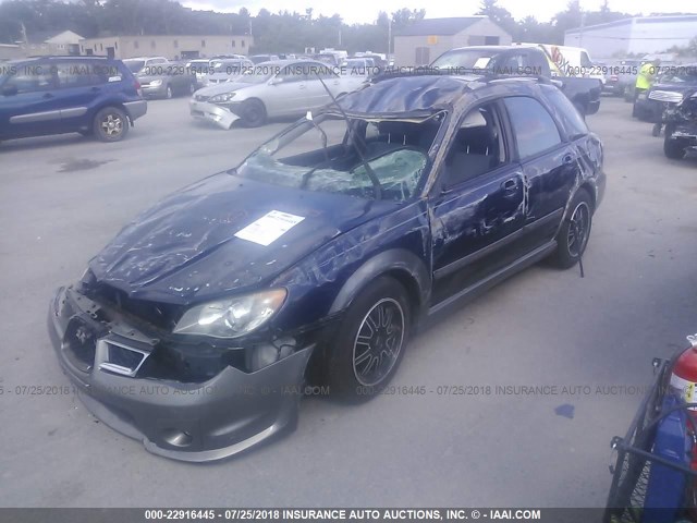 JF1GG68636G806670 - 2006 SUBARU IMPREZA OUTBACK SPORT/OUTBACK SPC BLUE photo 2