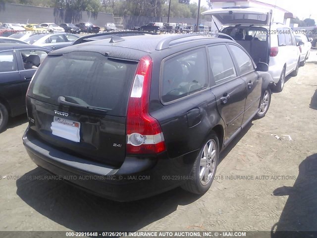 YV1MW390372293860 - 2007 VOLVO V50 2.4I أسود صورة 4
