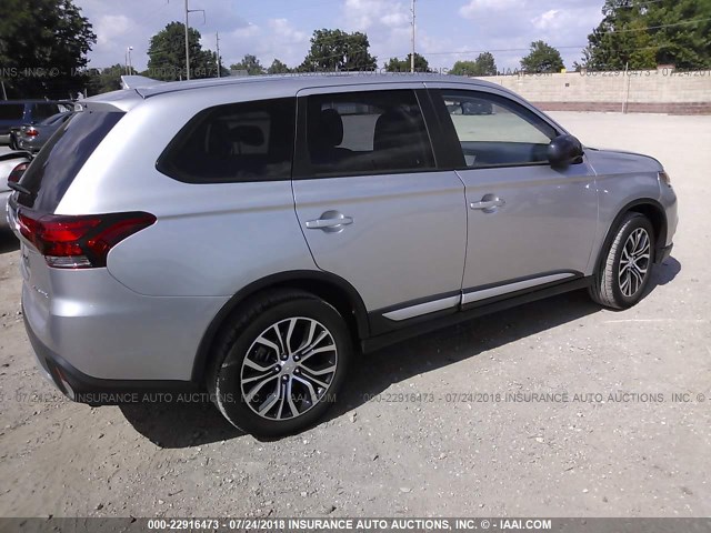 JA4AD2A34JJ001980 - 2018 MITSUBISHI OUTLANDER ES 银色 照片 4