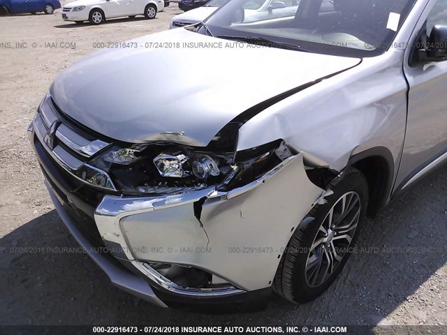 JA4AD2A34JJ001980 - 2018 MITSUBISHI OUTLANDER ES 银色 照片 6