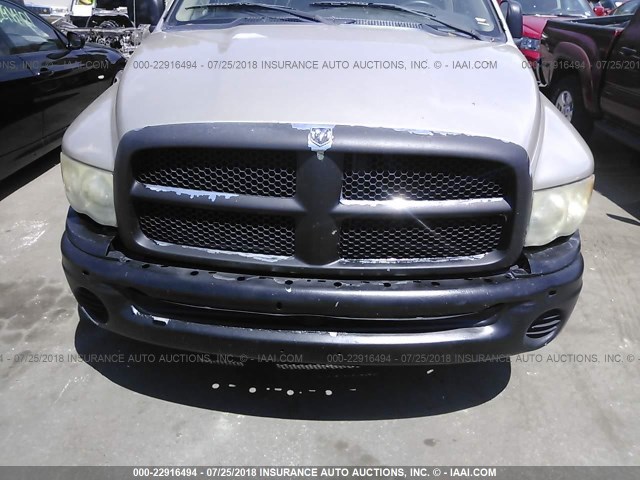 1D7HA16KX4J243285 - 2004 DODGE RAM 1500 ST BEIGE photo 6