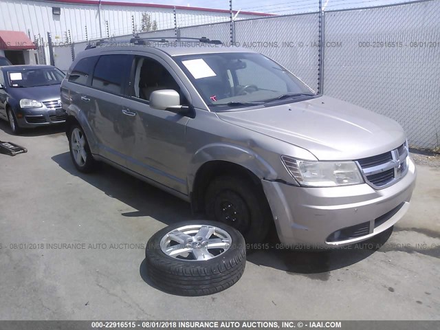 3D4GH67V59T170353 - 2009 DODGE JOURNEY R/T BROWN photo 1