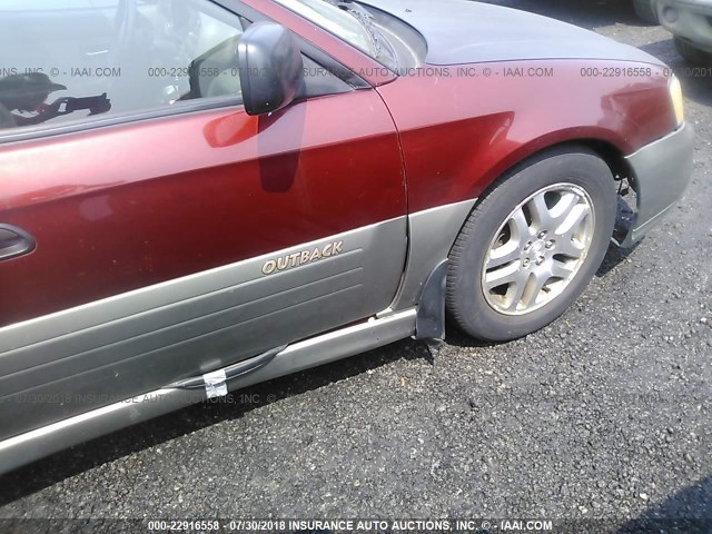 4S3BH675437624353 - 2003 SUBARU LEGACY OUTBACK AWP 栗色 照片 6
