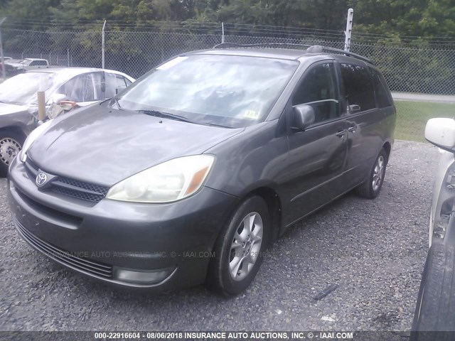 5TDZA22CX4S142575 - 2004 TOYOTA SIENNA XLE/XLE LIMITED GRAY photo 2