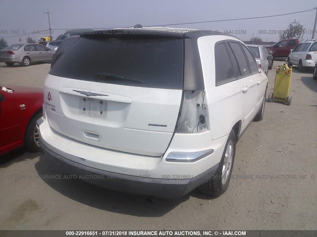 2C8GF68415R329664 - 2005 CHRYSLER PACIFICA TOURING WHITE photo 4