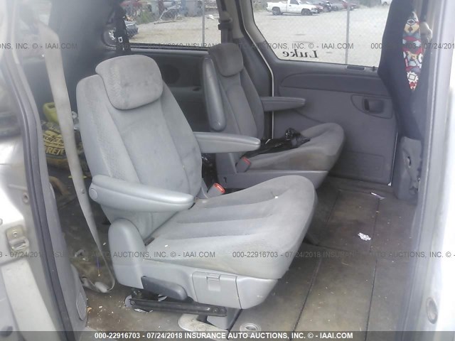 2D4GP44L06R628387 - 2006 DODGE GRAND CARAVAN SXT SILVER photo 8