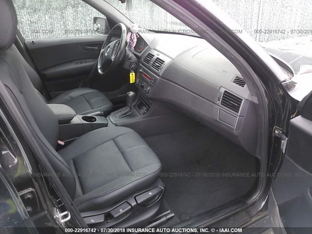 WBXPA73444WB26342 - 2004 BMW X3 2.5I BLACK photo 5