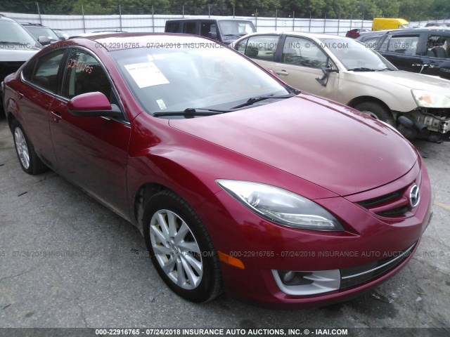 1YVHZ8DH6D5M03569 - 2013 MAZDA 6 TOURING RED photo 1