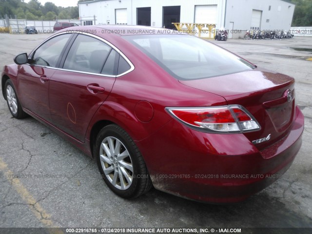 1YVHZ8DH6D5M03569 - 2013 MAZDA 6 TOURING RED photo 3
