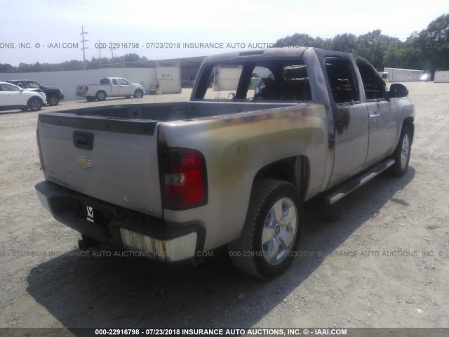 3GCEC23079G210026 - 2009 CHEVROLET SILVERADO C1500 LT GRAY photo 4