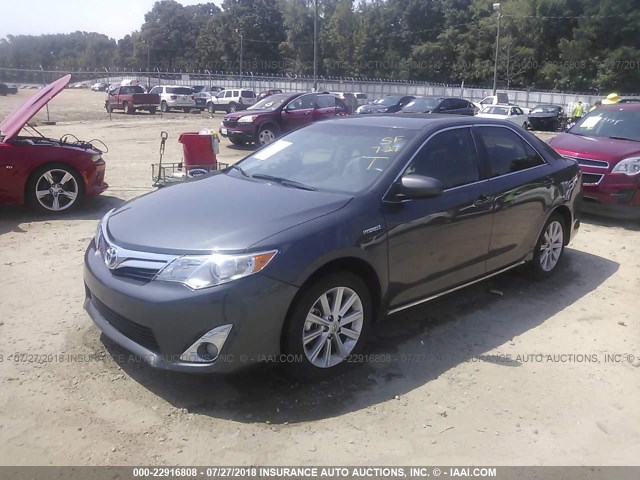 4T1BD1FK2CU058874 - 2012 TOYOTA CAMRY HYBRID/LE/XLE 灰色 照片 2