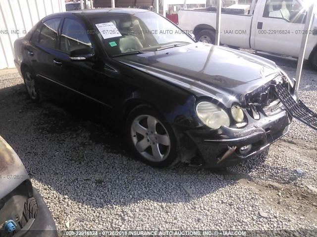 WDBUF90XX7X216150 - 2007 MERCEDES-BENZ E 550 4MATIC BLACK photo 1