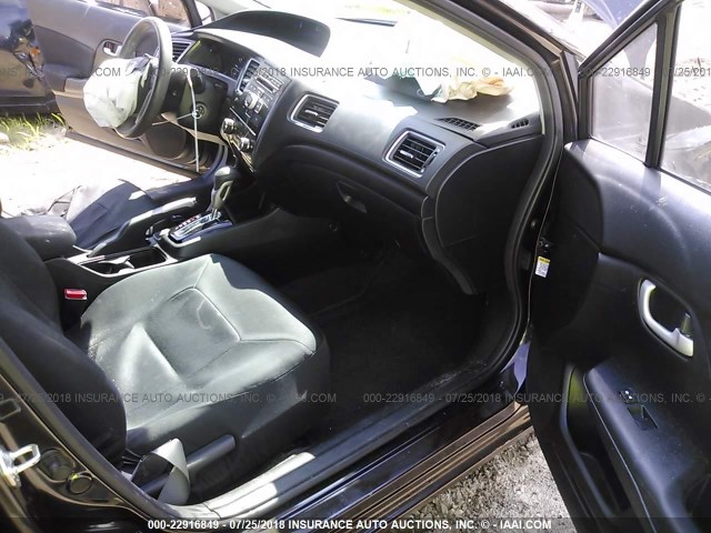 2HGFB2F6XDH530331 - 2013 HONDA CIVIC HF BLACK photo 5