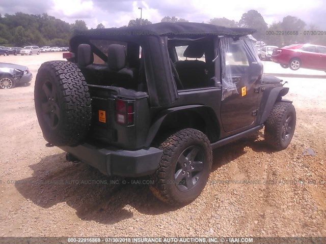 1C4AJWAG2HL618480 - 2017 JEEP WRANGLER SPORT GRAY photo 4