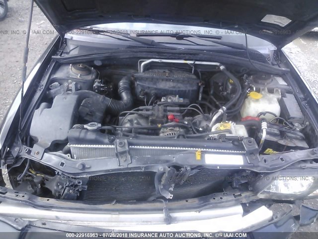 JF1SG65613H747896 - 2003 SUBARU FORESTER 2.5XS Қара фото 10