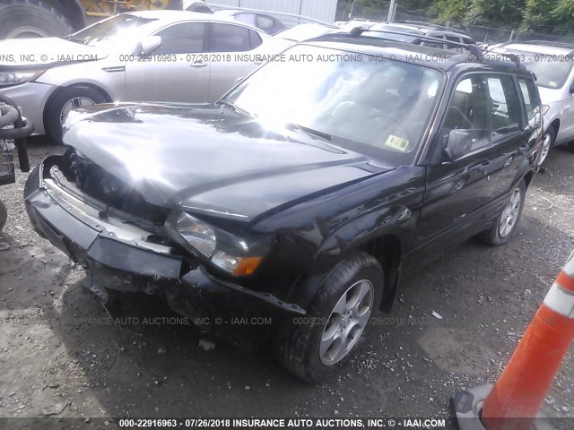 JF1SG65613H747896 - 2003 SUBARU FORESTER 2.5XS Қара фото 2
