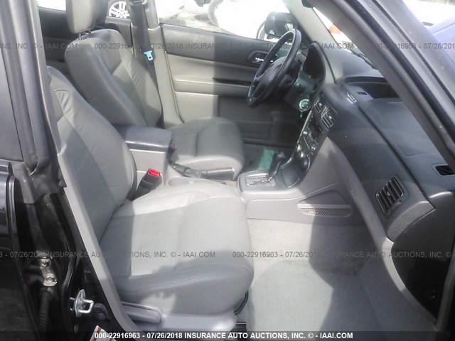 JF1SG65613H747896 - 2003 SUBARU FORESTER 2.5XS Қара фото 5