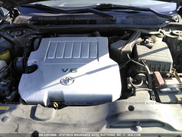 4T1BK3EK9AU601279 - 2010 TOYOTA CAMRY SE/LE/XLE 黑色 照片 10