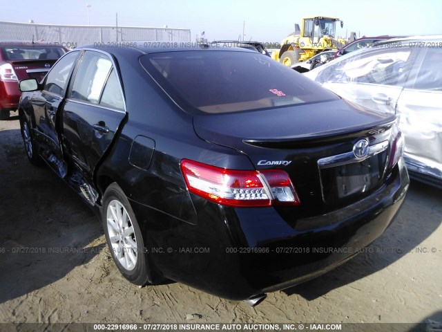 4T1BK3EK9AU601279 - 2010 TOYOTA CAMRY SE/LE/XLE 黑色 照片 3