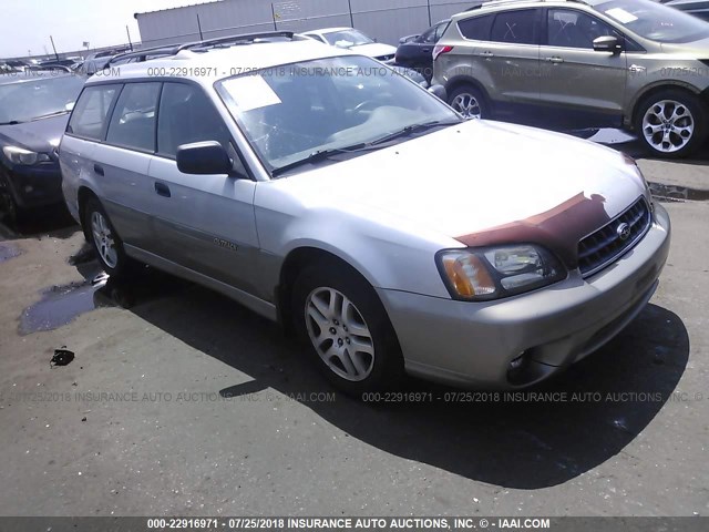 4S3BH675236630321 - 2003 SUBARU LEGACY OUTBACK AWP SILVER photo 1